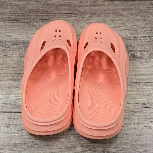 Hoka One Ora Recovery Mule Men's Size 9 Women's Size 11 Papaya Slip On Sandals - Picture 4 of 9